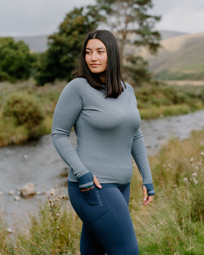 Fern Stripe Merino Base Layer