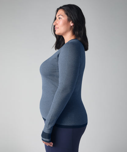 Fern Stripe Merino Base Layer