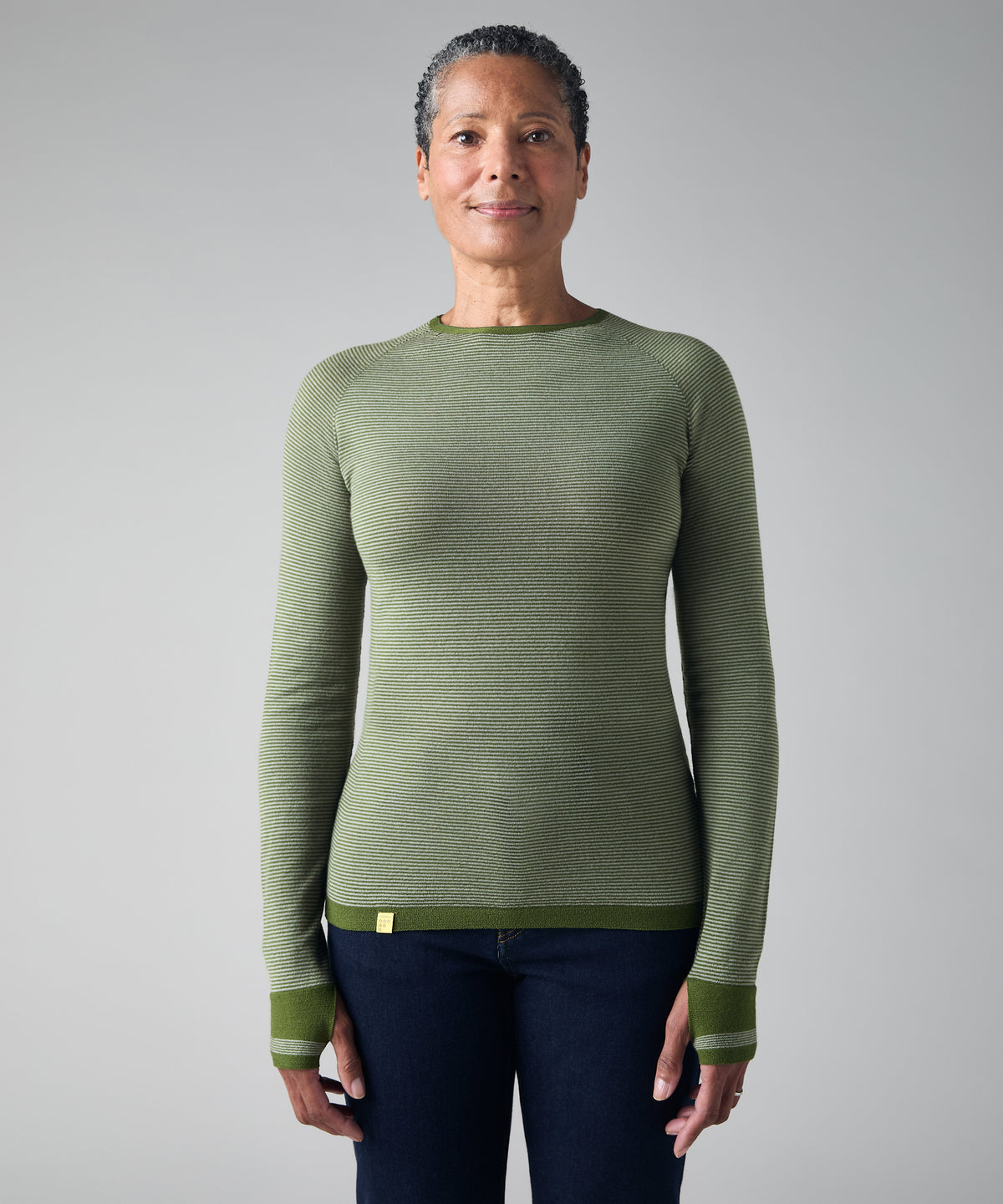 Fern Stripe Merino Base Layer