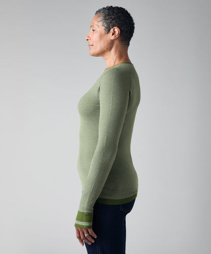 Fern Stripe Merino Base Layer