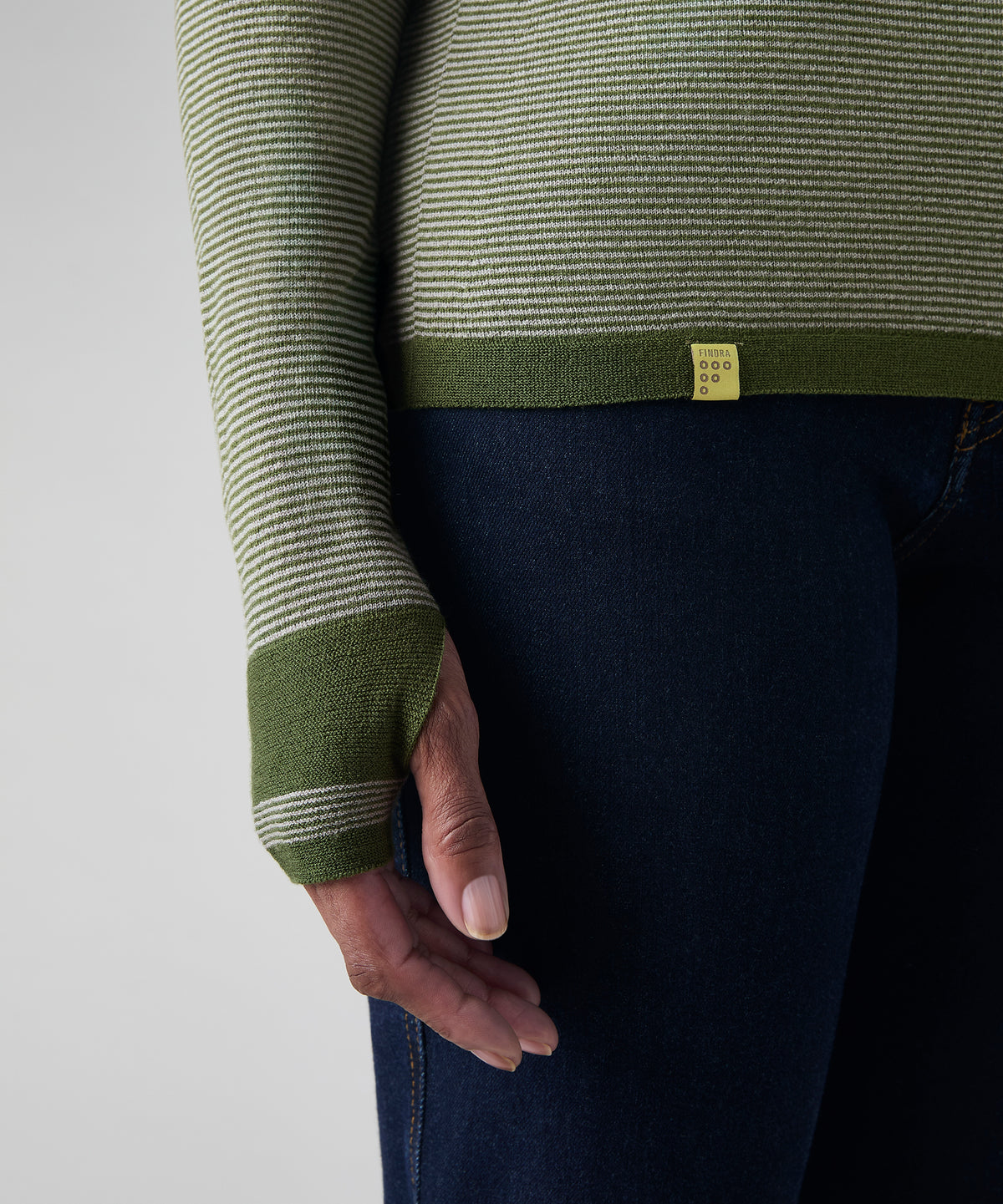 Fern Stripe Merino Base Layer