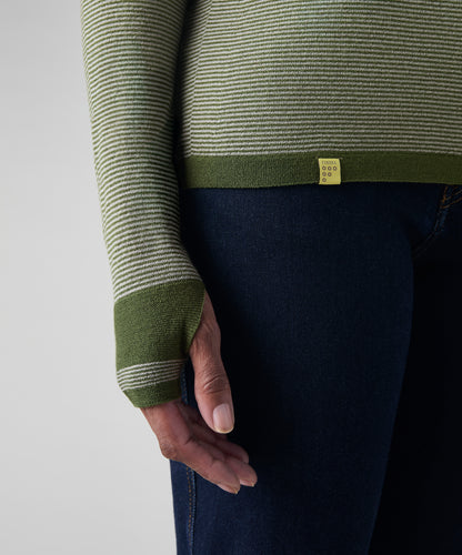 Fern Stripe Merino Base Layer