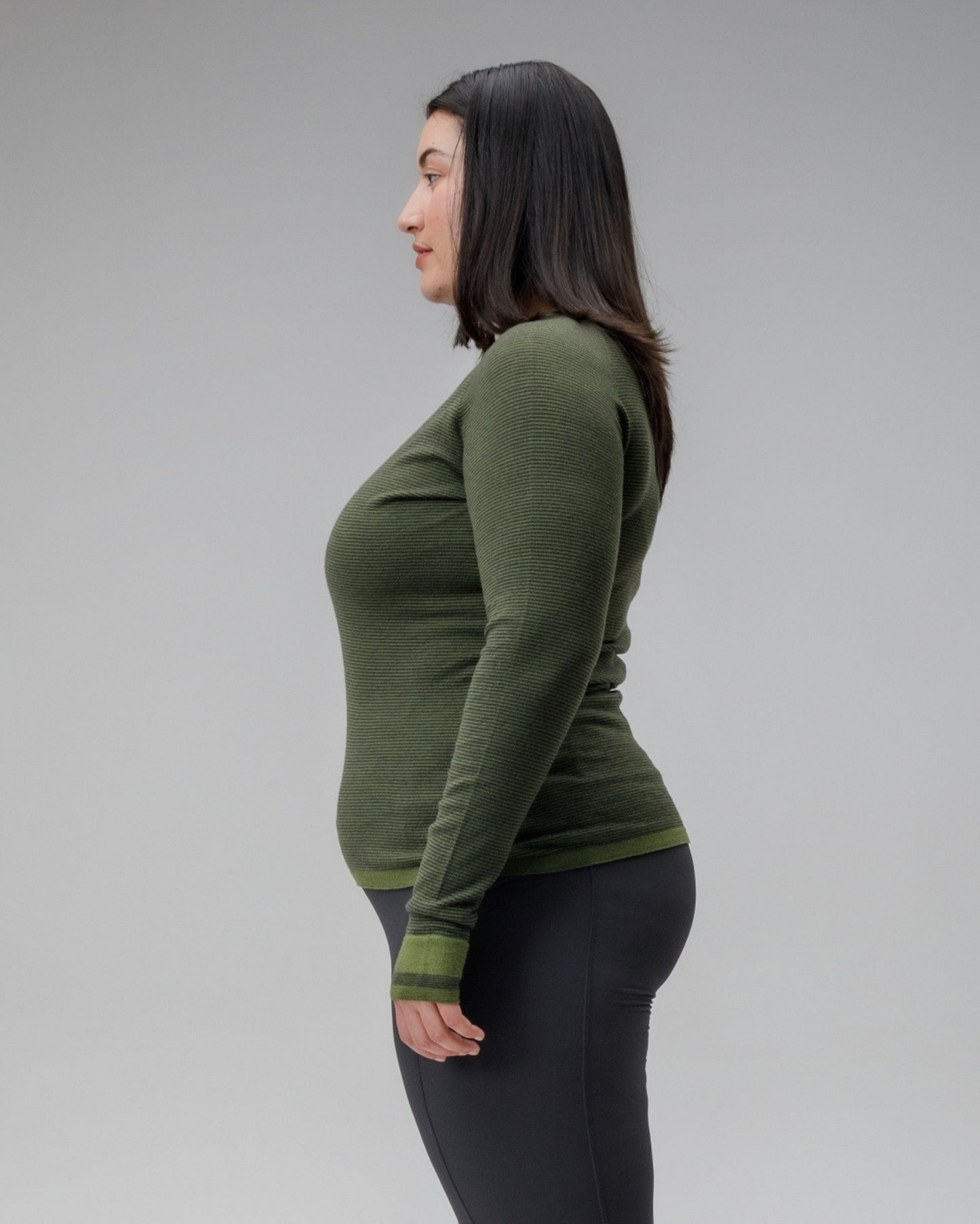 Fern Stripe Merino Base Layer