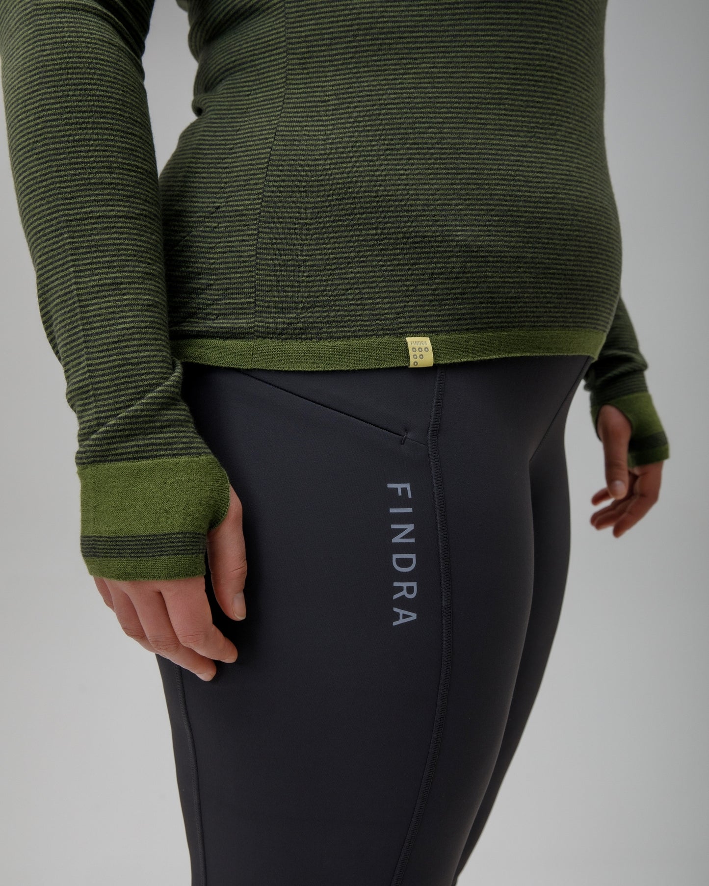 Fern Stripe Merino Base Layer