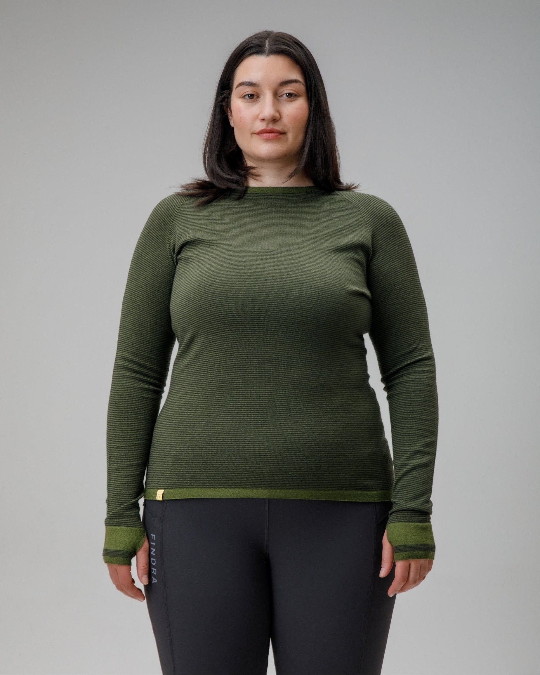 Fern Stripe Merino Base Layer