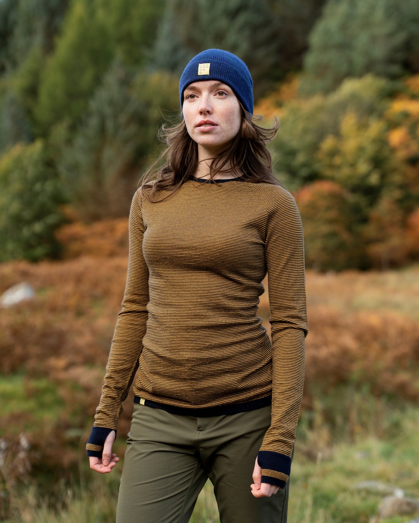 Fern Stripe Merino Base Layer