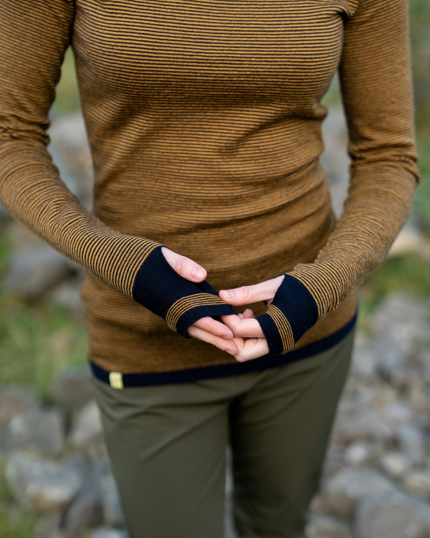 Fern Stripe Merino Base Layer