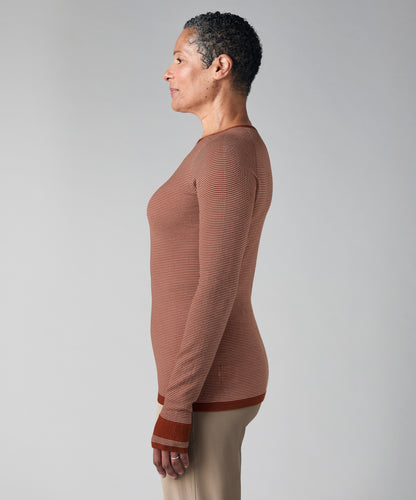 Fern Stripe Merino Base Layer