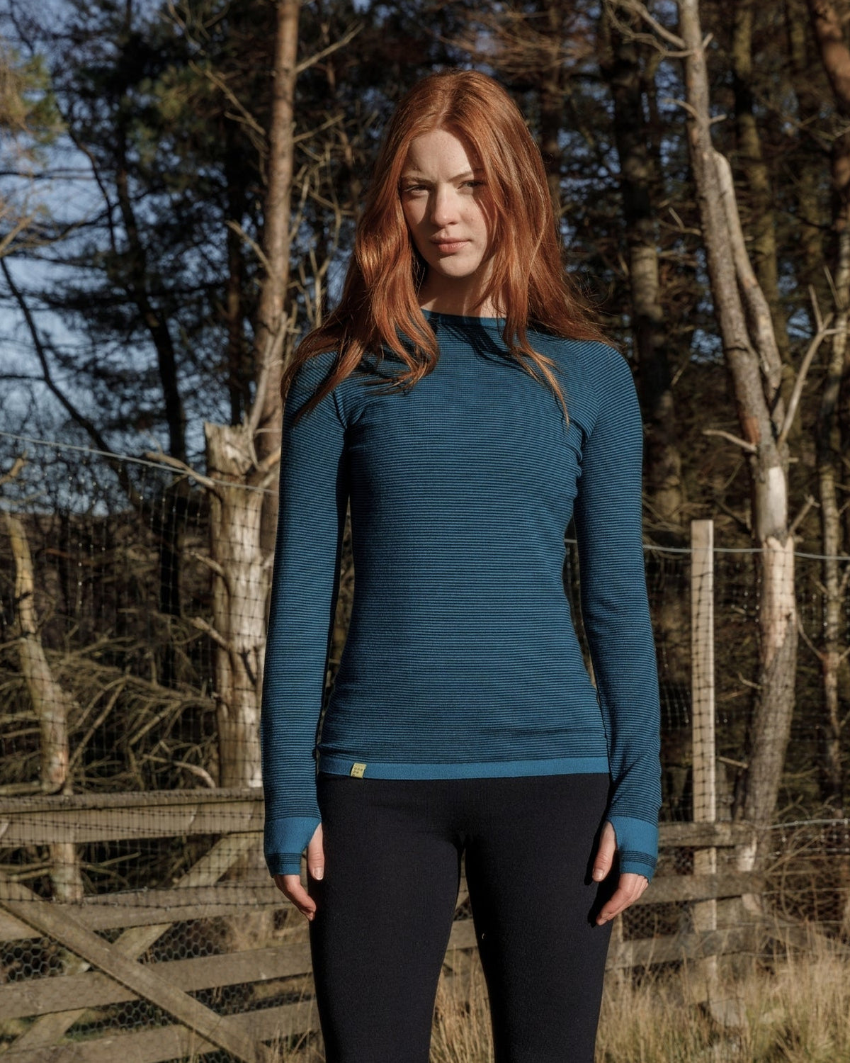 Fern Stripe Merino Base Layer Sale