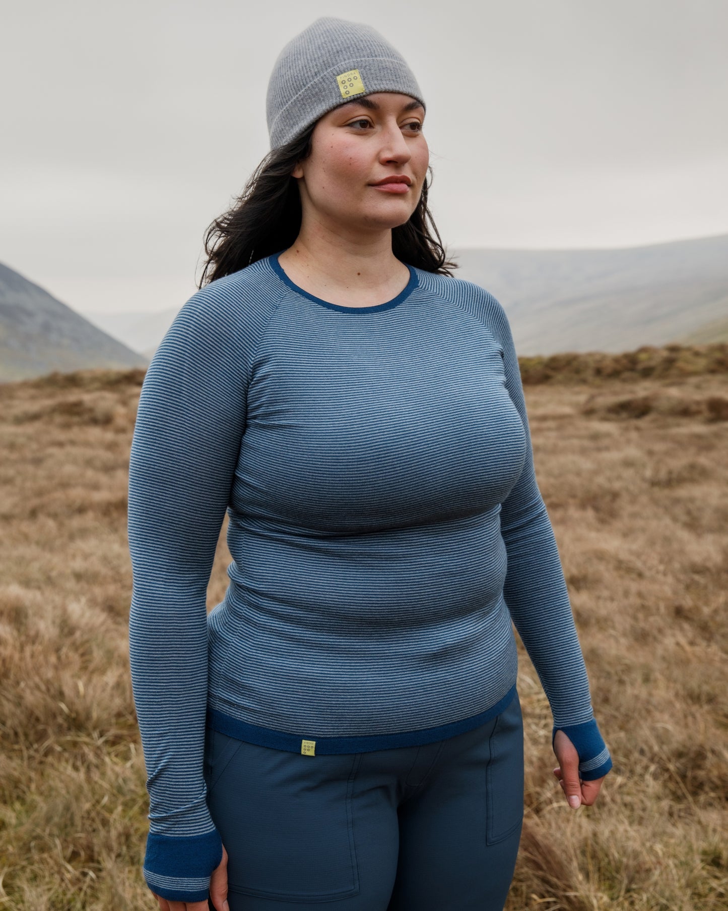 Fern Stripe Merino Base Layer