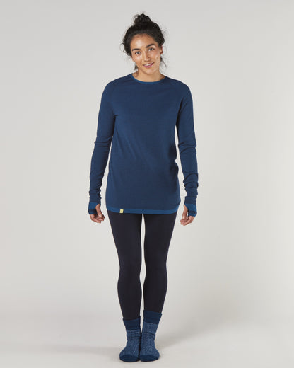 Linton Merino Stripe Base Layer - Relaxed Fit