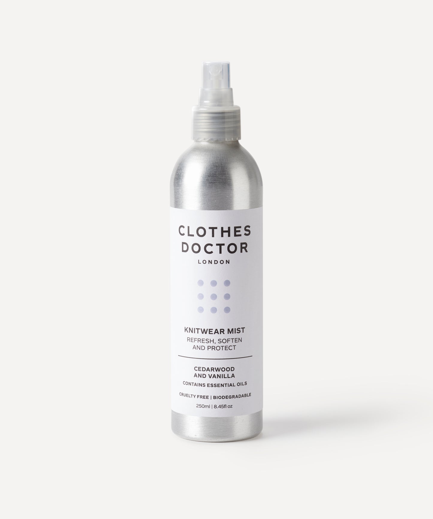 Cedarwood and Vanilla Knitwear Mist by The Clothes Doctor