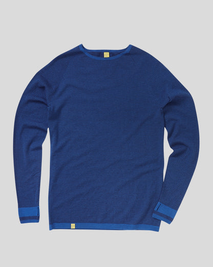 Linton Merino Stripe Base Layer - Relaxed Fit