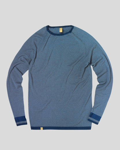 Linton Merino Stripe Base Layer - Relaxed Fit