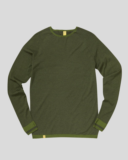 Linton Merino Stripe Base Layer - Relaxed Fit