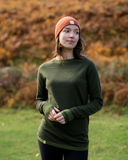 Linton Merino Stripe Base Layer - Relaxed Fit