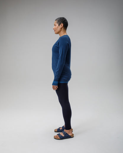 Linton Merino Stripe Base Layer - Relaxed Fit