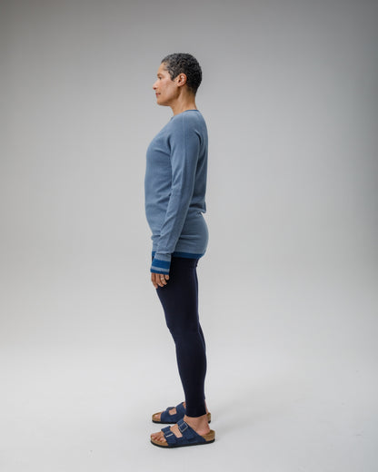 Linton Merino Stripe Base Layer - Relaxed Fit