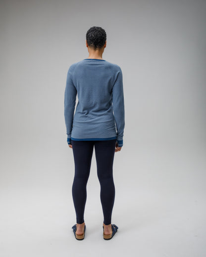 Linton Merino Stripe Base Layer - Relaxed Fit