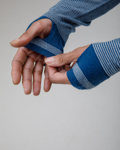 Linton Merino Stripe Base Layer - Relaxed Fit