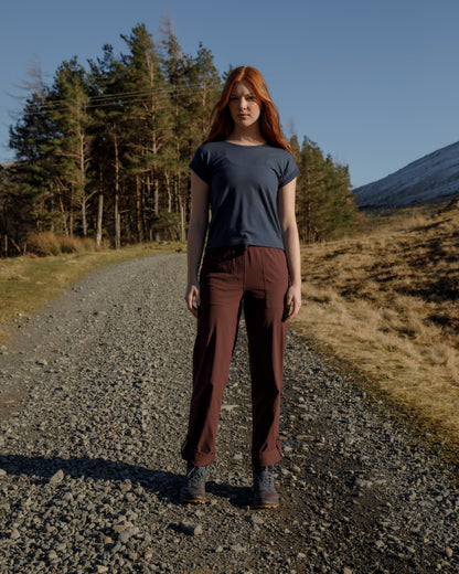 Millie Drawstring Waist Trousers - Mulberry