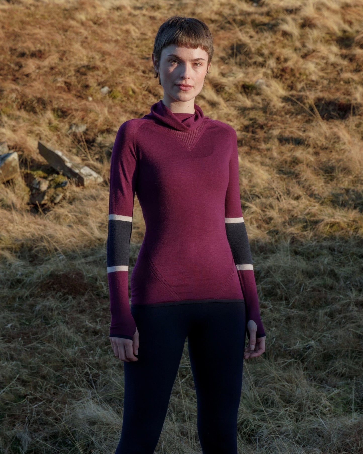 Marin Merino Cowl Neck Top