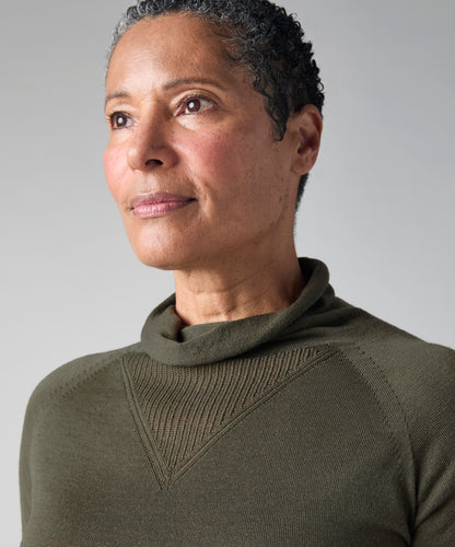 Marin Merino Cowl Neck Top