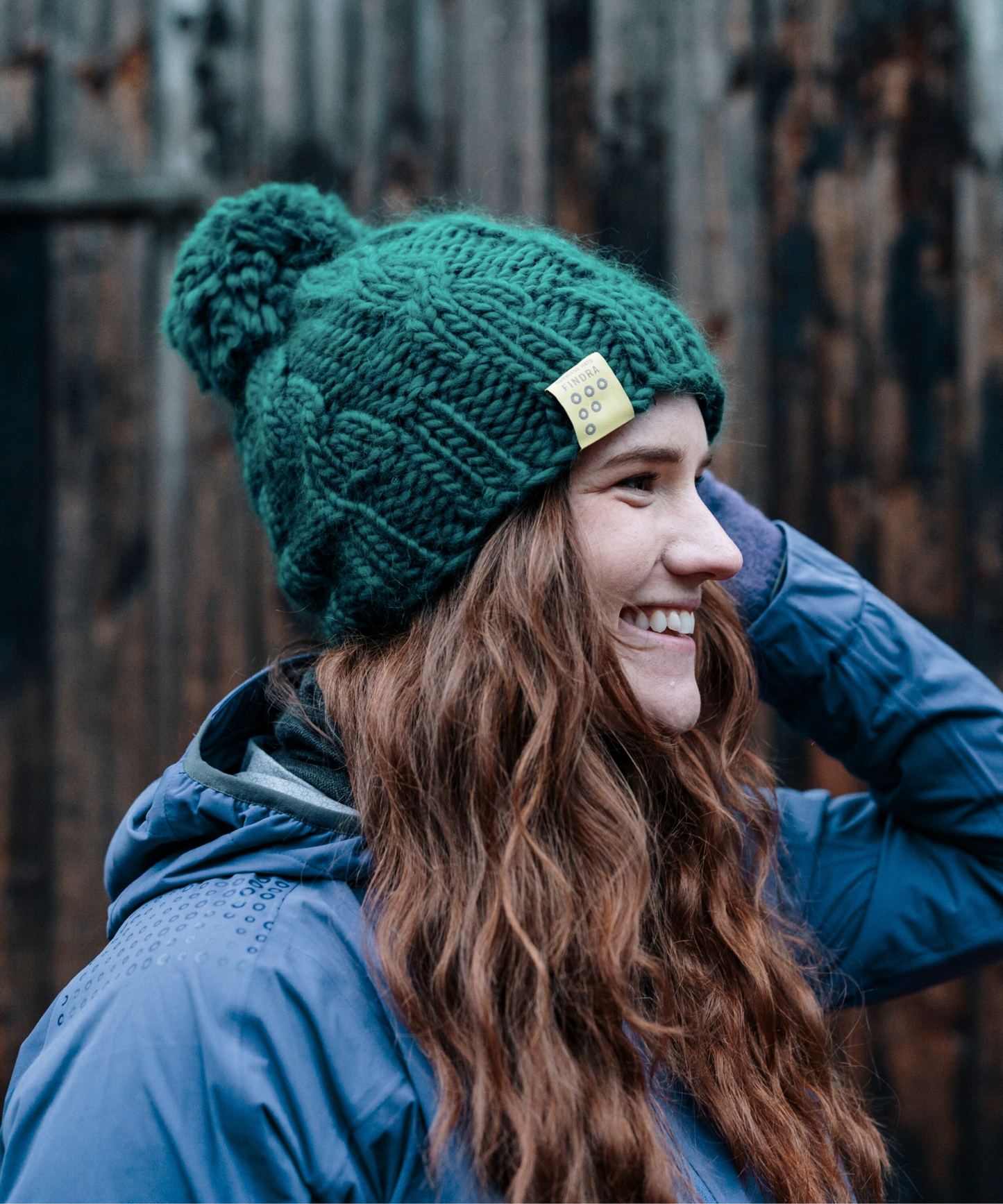 100% Merino Cable Bobble Hat