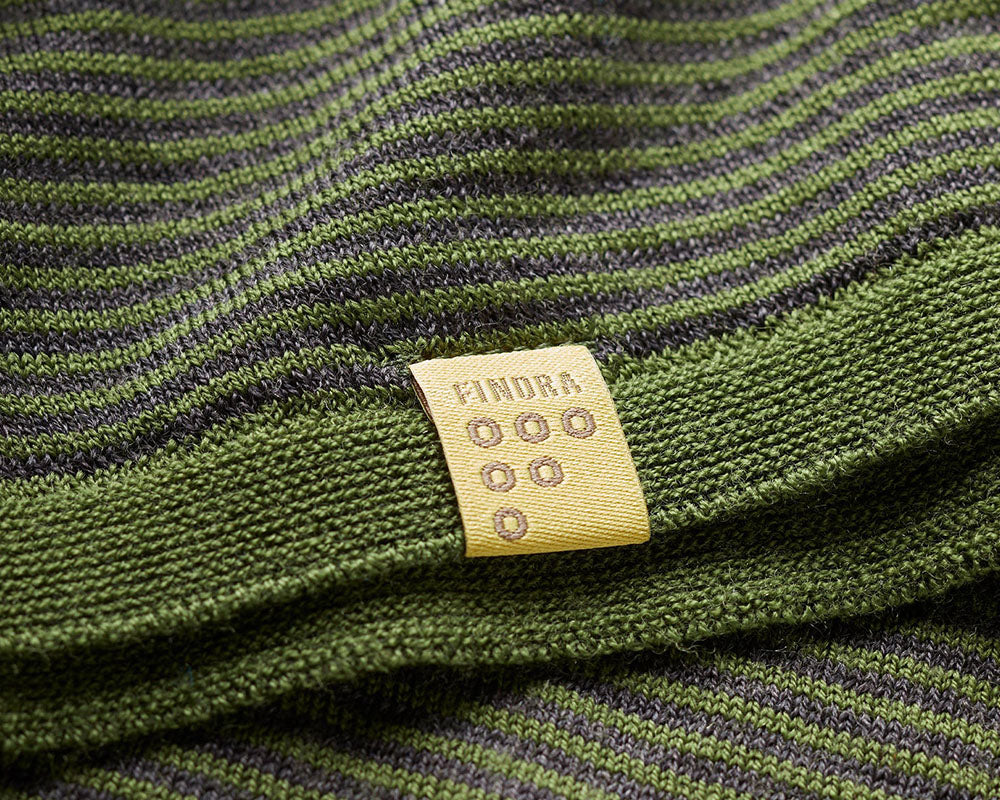 Linton Relaxed Fit Merino Stripe Base Layer – FINDRA Clothing