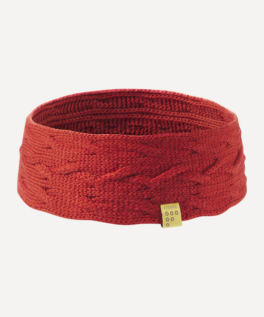 FINDRA Betty Cable Knit Headband Russett
