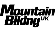 Mountain Biking UK logo in black on a white background