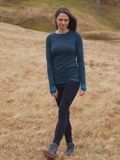 Fern Stripe Merino Base Layer