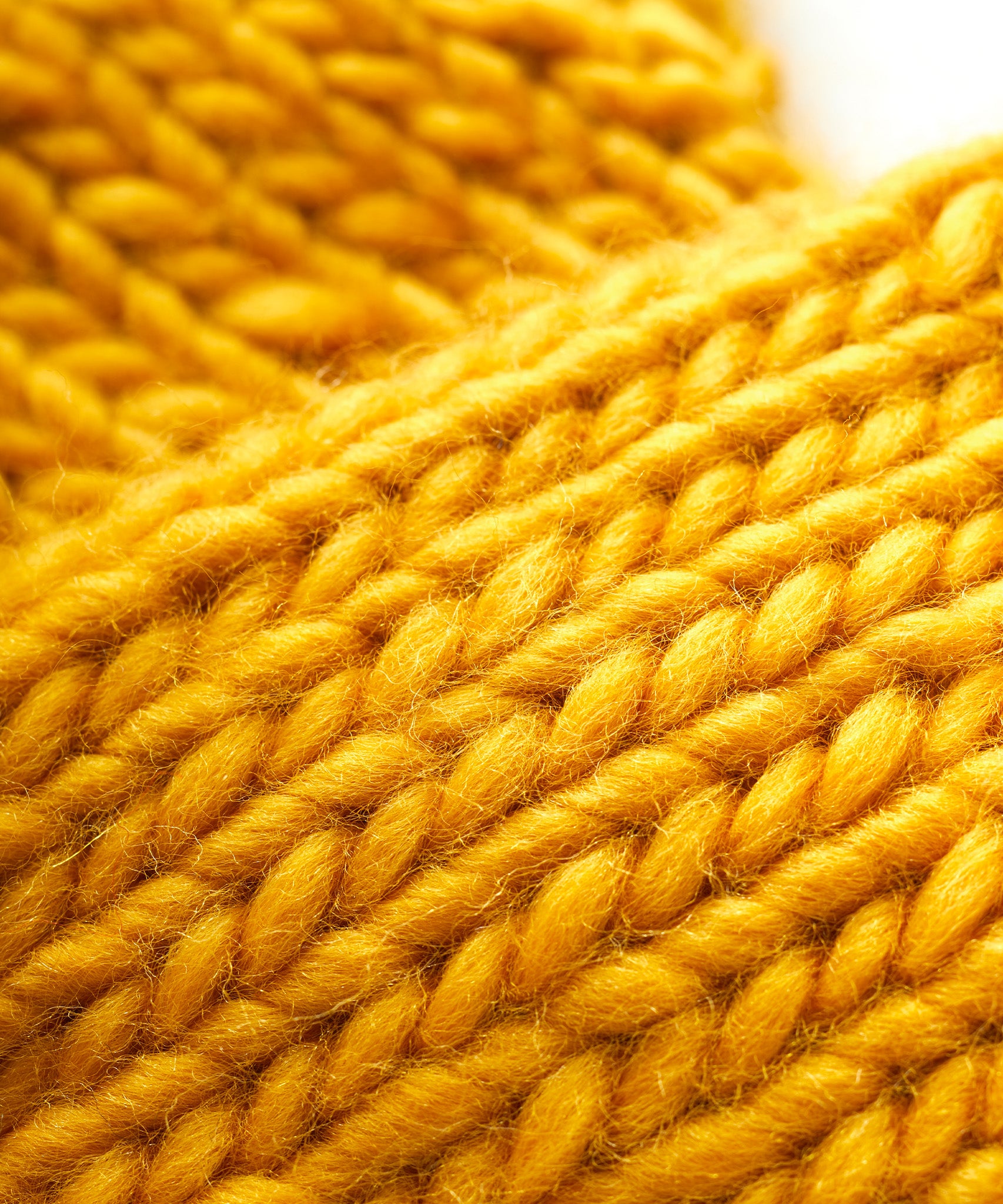 FINDRA Pawkies Hand Knitted Merino Mittens Mustard