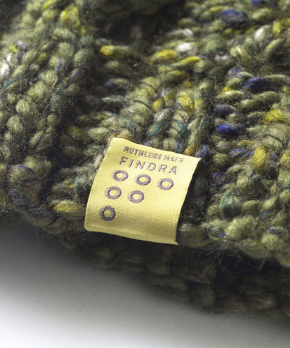 FINDRA Cable Knit Bobble Hat Bracken Label