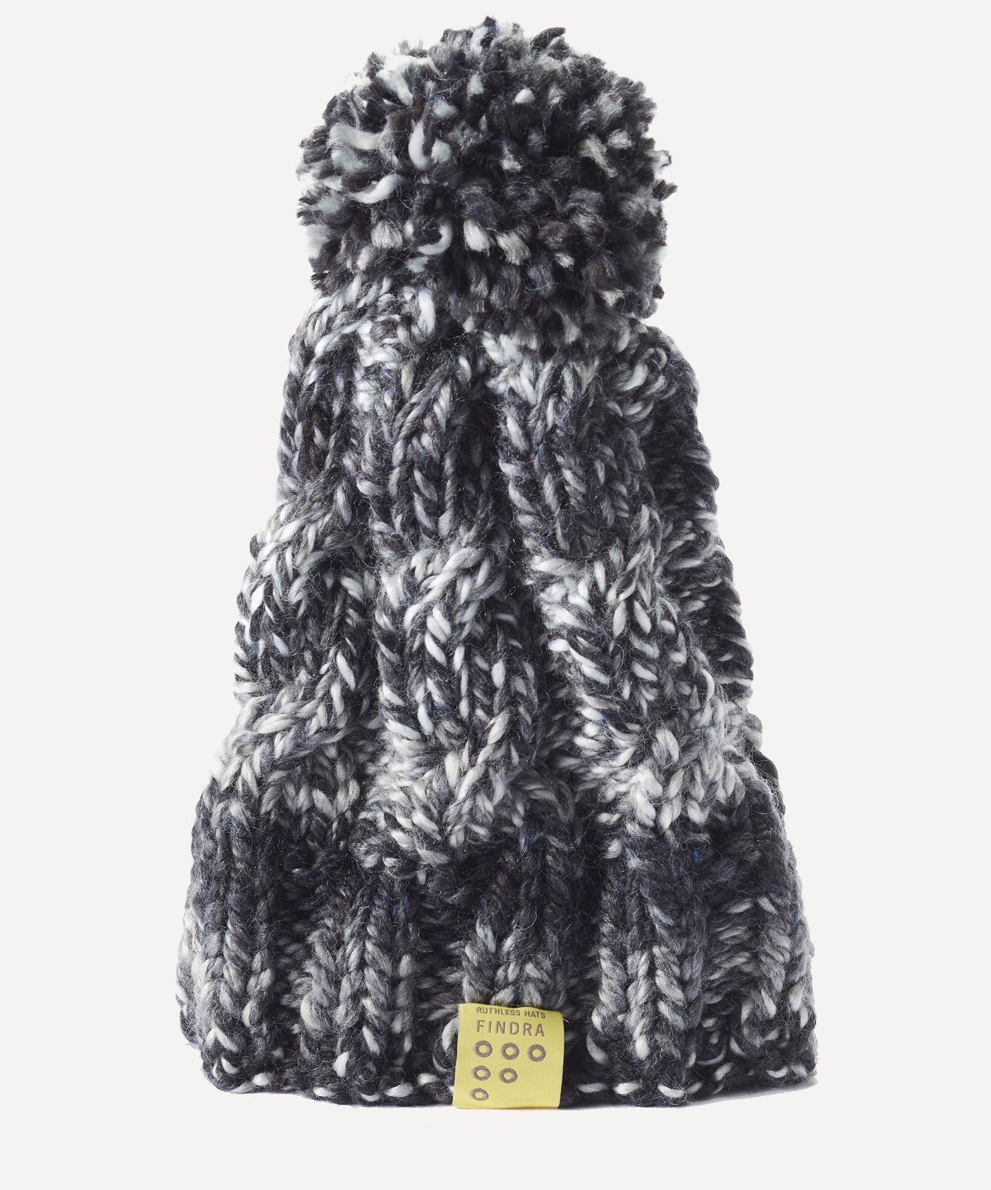 FINDRA Cable Knit Bobble Hat Humbug