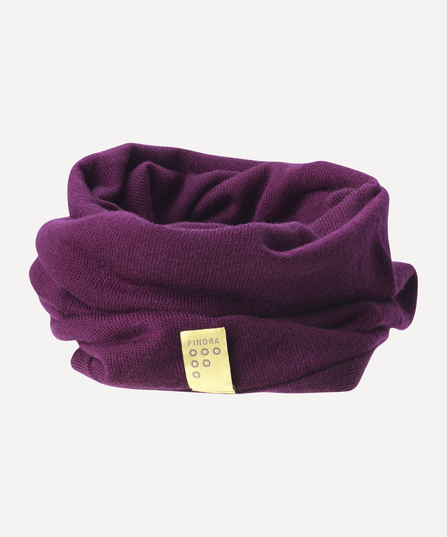 FINDRA Betty Neck Warmer Plain Eggplant