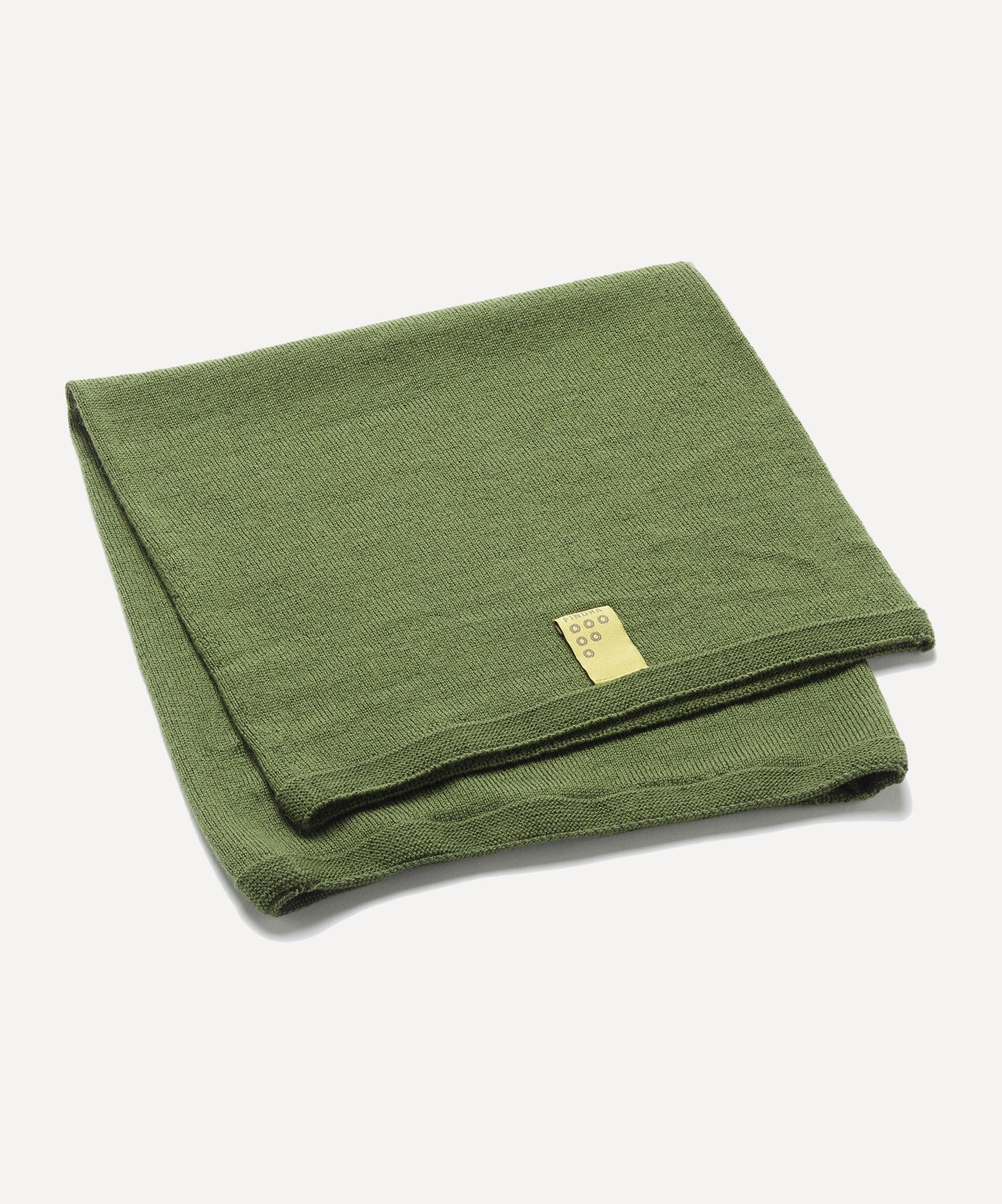 FINDRA Betty Neck Warmer Plain Moss Green Folded