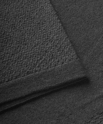 FINDRA Linton Textured Merino Base Layer Charcoal Grey Detail