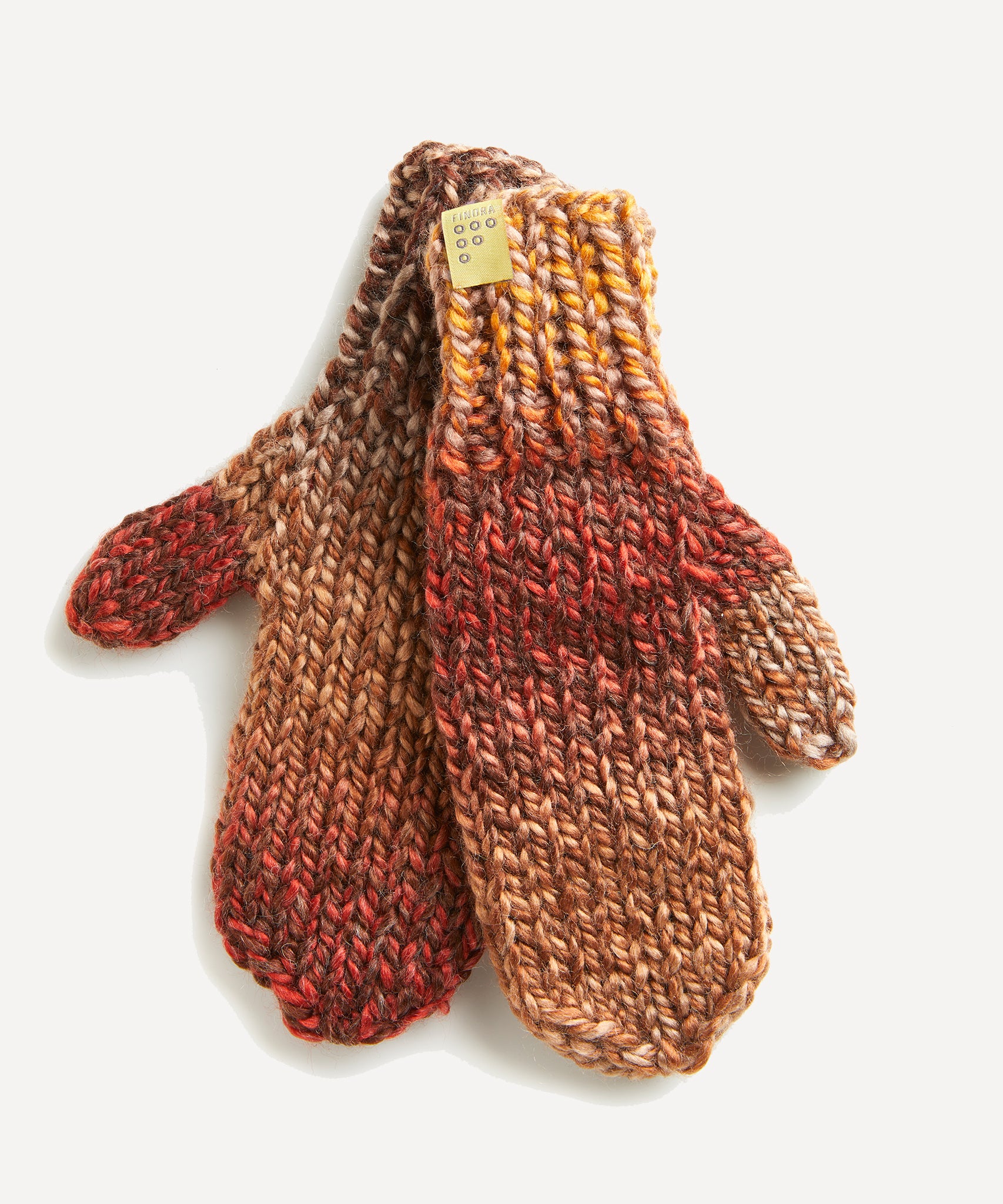Pawkies Hand Knitted Mittens Autumn