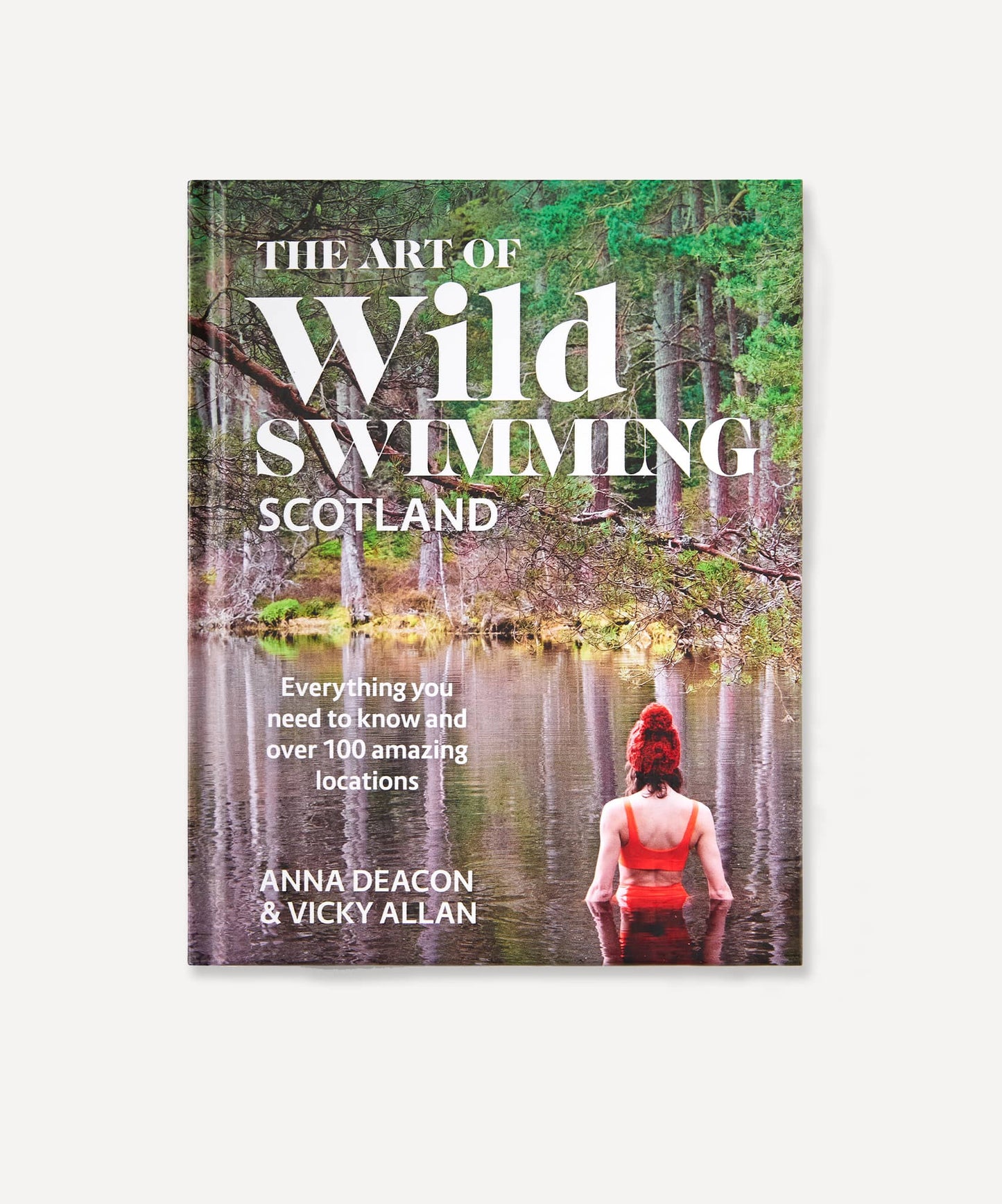 The Art Of Wild Swimming Scotland Book by Anna Deacon and Vicky Allan - Cover