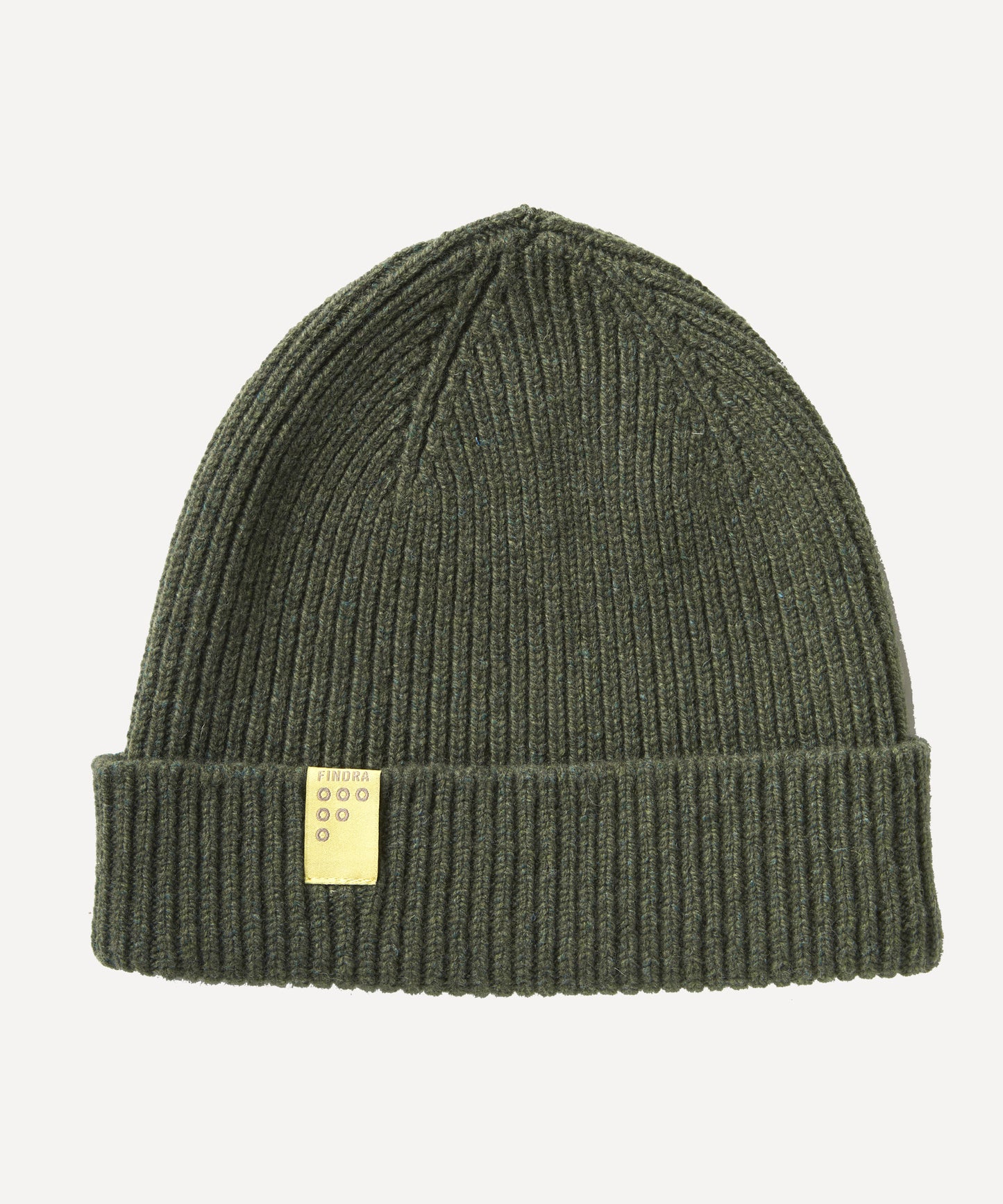 FINDRA Tweed Lambswool Beanie Rosemary